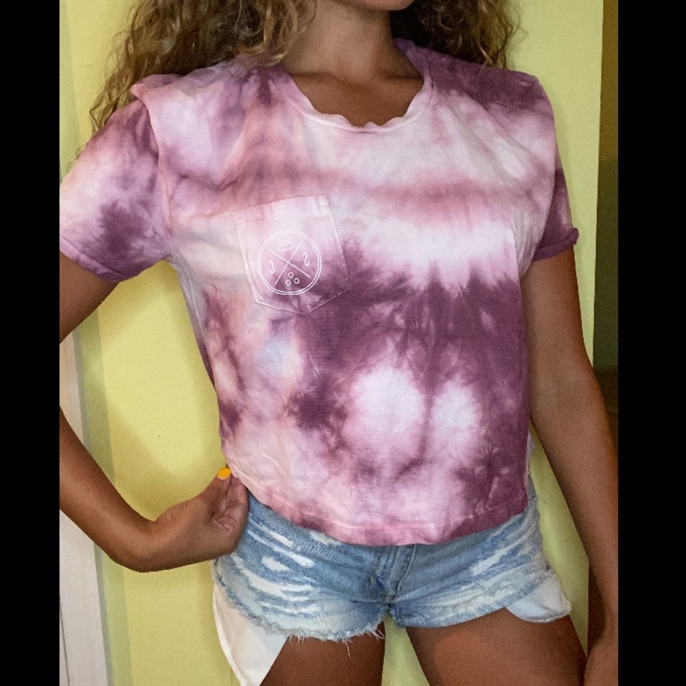 SandCloud acid wash crop top
